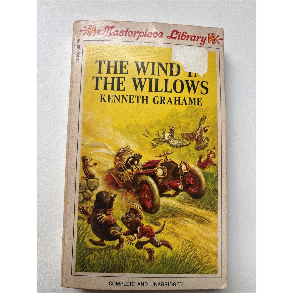 1967 "The Wind‎ In The Willows" By Kenneth Grahame Larger Type Edition Paperback